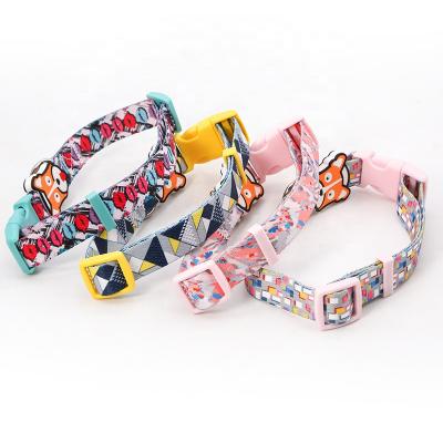 China Viable Fashion Colorful Pet Dog Neck Collar Breathable Collar 4 Designs Available for sale