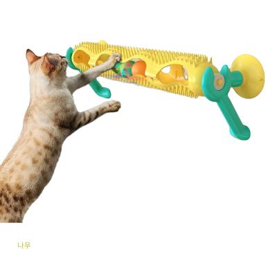 China Fashionable Cat Rack Track Cat Climbing Toy Cat Scratching Toy for sale