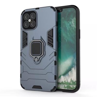 China Protect Hot Selling Armor Car Ring Stand Phone 360 ​​Degree Rotating Hybrid Shockproof Cell Phone Case For Iphone12 Back Cover for sale