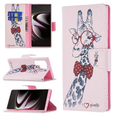 China Newest Shockproof Magnetic Leather Flip Case For Samsung S22 ultra plus Butterfly Cases For Samsung A73 A53 A33 A23 A13 Wallet Flip Cover for sale