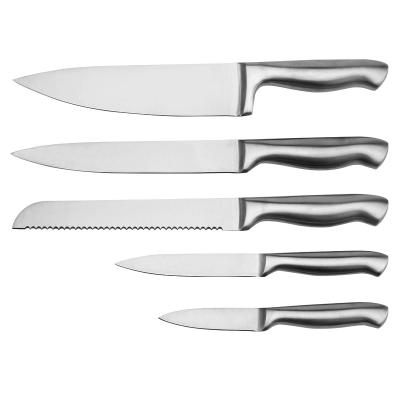 China Viable Stainless Steel Kitchen Bread Knife K0459 5 Pieces Of Accessories Set Knives for sale