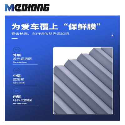 China Auto Car Window Film 65cm Front Windshield Shades Aluminum Backing CE Sun Tinted Material Shade for sale