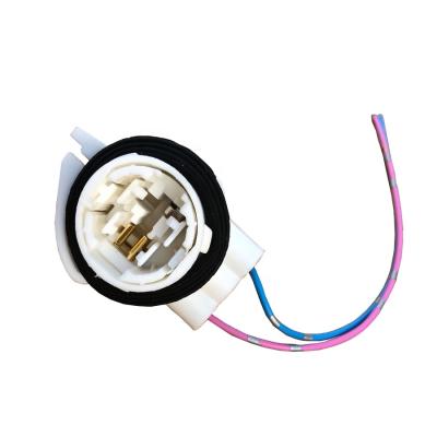 China For Car Auto Light Bulb Connector Bulb Socket Harness Socket Connector Wiring Socket For LED 3157 P27W Signal Light Lamp Holder T25 3156 for sale