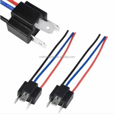 China H4 Automotive Extension Cable Connector Plug Male Head Socket With Wire Harness Adapter Heavy Duty Car Light Cable for sale