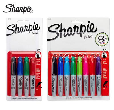 China 4/8pcs Sharpie 35113 Compact Mini Marker With Key Chain Carrying Marker Oily Stationery Purification Dust-Proof Marker 35113 for sale