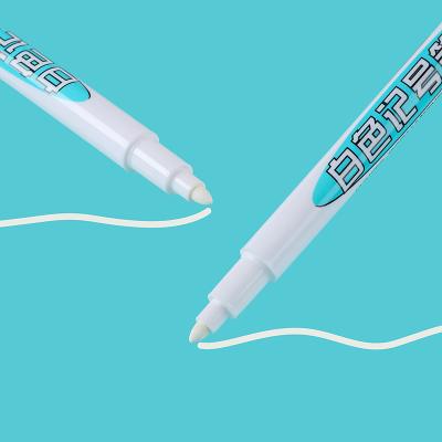 China Office School Factories Cheap Cost White Ink Permanent Marker Pen For DIY for sale