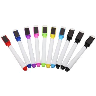 China Whiteboard Pen Magnet Dry Erase Markers Ink Marker Pen Magnetic Whiteboard Eraser 2.8mm for sale