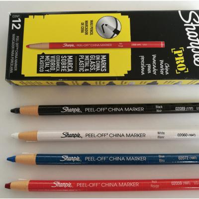 China Sharpie Peel CHINA Markers Crayons Crayons Chinagraph Grease Crayon For Glass, Cellophane, Fabric, Leather 2089 for sale