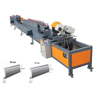 China Advertising Company for Building Sandwich Slat Forming 77 PU Full Automatic Door Foam Roller Shutter Machine for sale