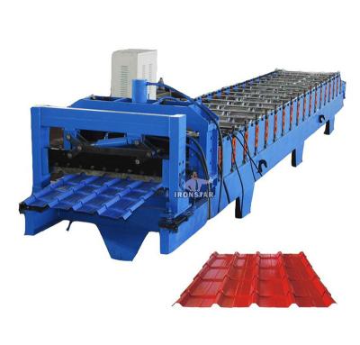 China Advertising Company Metal Roof Making Panel 836 840 Glazed Tile Roll Forming Machine for sale