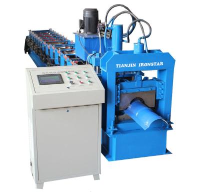 China Advertising Company Rounded Galvanized Machinery Automatic Roof Ridge Cap Tile Cold Roll Forming Machine for sale