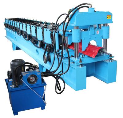 China Advertising Company Color Ridge Cap Roof Capping Steel Wall Panel Cold Roll Forming Machine for sale