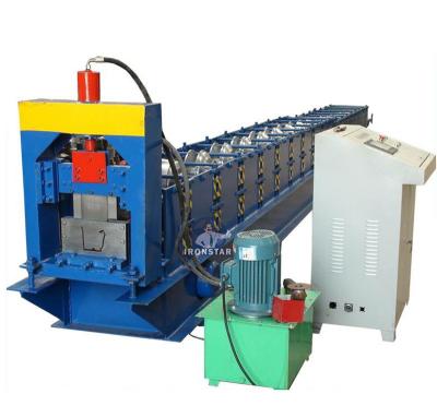 China Advertising company steel roof water gutter roll forming machine supplier for sale for sale