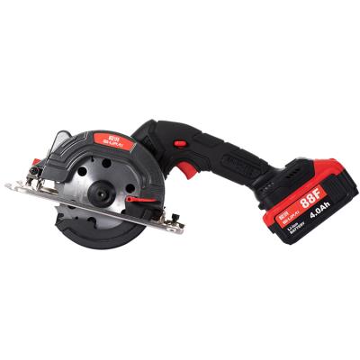 China Brick saw multifunctional large capacity lithium battery brushless circular saw with thickened cover device for sale