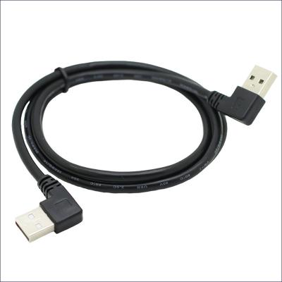 China USB 2.0 Compatible Left Elbow To Male 90 Degree Left Elbow To Male Data Cable for sale