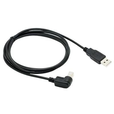 China Print Compatible Cable Elbow USB2.0 Straight USB Head to Print Mouth Elbow USB Cable to Print Upper Curved Mouth Cable for sale