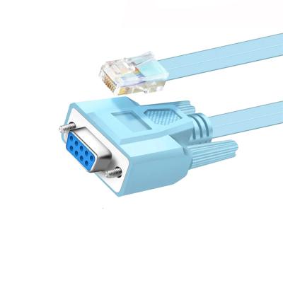 China COMPUTER 8 pin RJ45 to female DB9 cable for sale