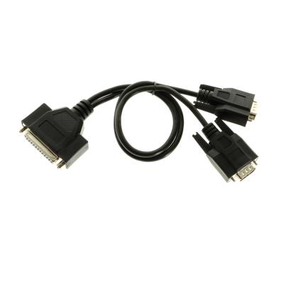 China Multimedia Moxa CBL-M25M9x2-50 Cable DB25 to DB9 for sale