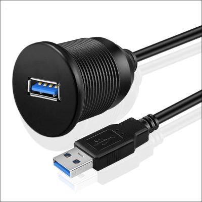 China Compatible USB3.0 Extension Cable Car Boat and Motorcycle Dashboard Ultra-Fast Waterproof USB3.0 Extension Cable for sale