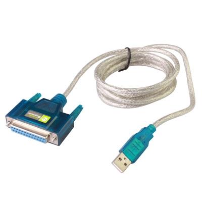 China Compatible USB 2.0 to DB25 PIN FEMALE CABLE for sale