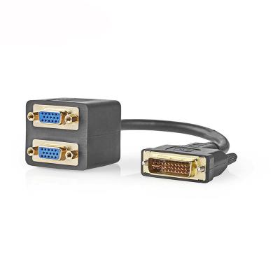 China COMPUTER DVI to Dual VGA Y Splitter Cable for sale