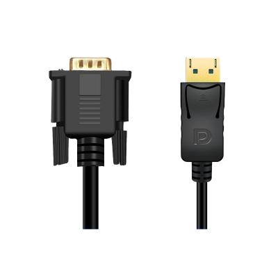 China Convenient DP to VGA MALE to MALE VIDEO CABLE for sale