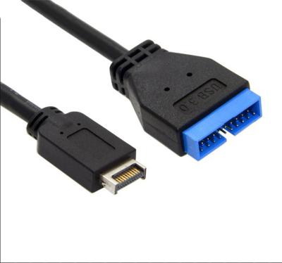 China Compatible USB 3.1 Front Panel Header to USB 3.0 20 Pin Header Extension Cable 20cm for ASUS Motherboard for sale