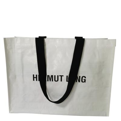 China Folding Custom Shopping Bag Thickened Waterproof Clothing Handbag for sale