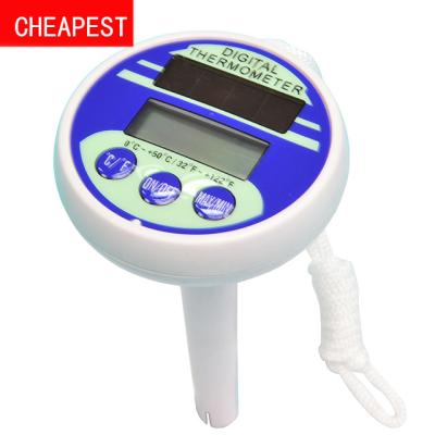 China Best Cheap Swimming Pool / Spa CE Certified Floating Pool Diameter 3 Inch Floating Solar Digital Thermometer for sale