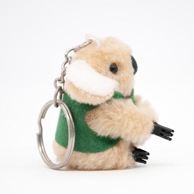 China Factory soft plush mini toy OEM size koala keychain stuffed soft koala animal head chain toy for sale