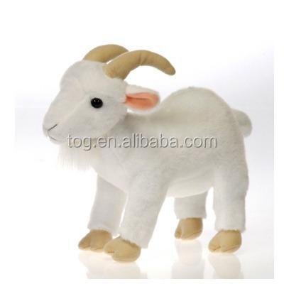 China Promotion HEA OEM Factory Soft Plush White Goat Baby Standing Animal Toy for sale