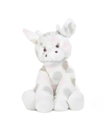 China Personalized Toy Soft Plush White Giraffe Animal Toy Stuffing Soft Cute Giraffe Fluffy Doll for sale