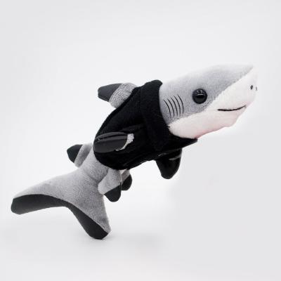 China OEM Size Logo Soft Animal Hot Sale Cute Smilling Gray Shark Toy Plush Shark Toy Sea Ocean OEM Size for sale