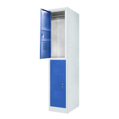 China Custom Metal Military Lockers Locker Cabinet With 2 Compartments Custom Metal Locker LW-TL-02 for sale