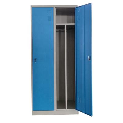 China Area Cloakroom Locker Double Door Clean Dirty Empolyee Locker With Divider LW-DCL-02 for sale