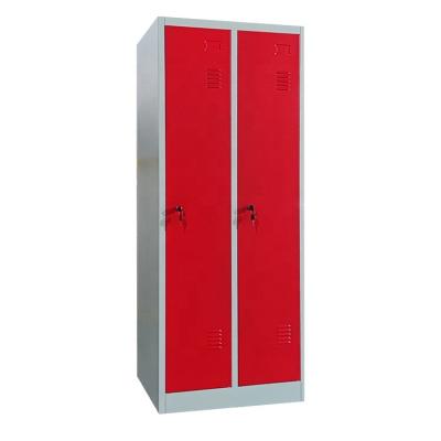 China Single Door School Dormitory 2 Door Gym School Gym Lockers For Sale Modern Key Commercial Locker Box Furniture Steel Locker LW-DL-02 for sale