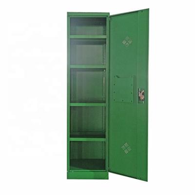 China Steel Cabinet (Other) Adjustable Single Door Chemical Storage with Anti-Liquid Shelves Chemical Cupboard with 4 Shelves for sale