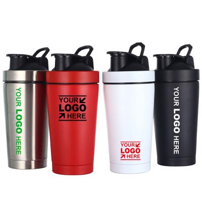 China 0.5L Double-Layer Stainless Steel Vacuum Insulated Shaker Stocked Bottle With Sealing Lid Gym Pick Gifts Customized Logo for sale