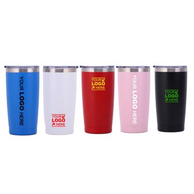 China Customized Cheap Giveaways Double Layer Stainless Steel Viable Classic Vacuum Insulation Tumbler 20oz Travel Mug for sale