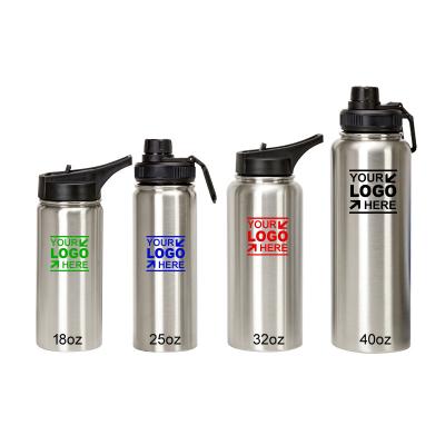 China 18oz 25oz Portable Travel Kettle Stainless Steel Vacuum Insulation Viable Outdoor Sports Bottle Customized Promotional Logo for sale