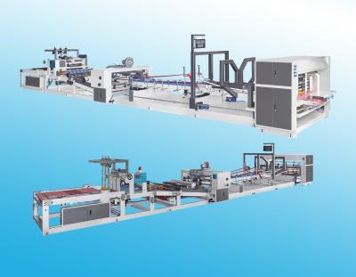 Cina Operazione facile automatica della macchina 150m/min di Gluer della cartella del cartone in vendita