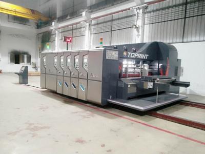 China Van de Printerslotter die cutter van servobesturingsflexo Automatische Golfdoos die de volledig Machine maken Te koop