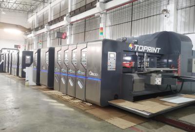 China Flexo automatizado lleno acanaló la hoja/el minuto de la impresora de la caja 300 en venta