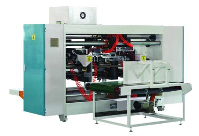 China 3000kg Semi Automatic Box Stitching Machine 3800mm Twin Head Semi Auto Stitcher for sale