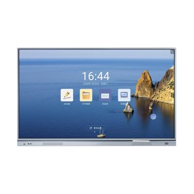 China 55 inch indoor 4k led smart interactive whiteboard lcd touch board monitor for school, conference room for sale