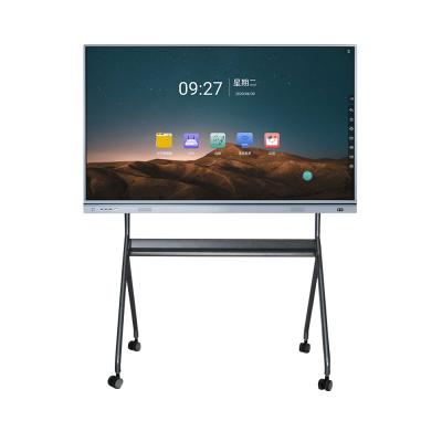 China Indoor 85inch 4k Screen Smart Interactive Whiteboard 55 65 75 With Built In OPS Smart Whiteboard for sale