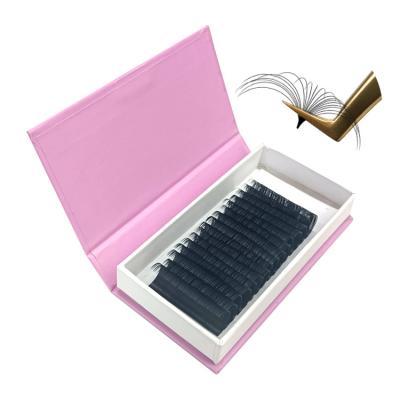 China Natural Wholesale Mink Eyelash Extension PBT Long Fiber Lashes Individual Eyelash Premium False Eyelash Extensions for sale