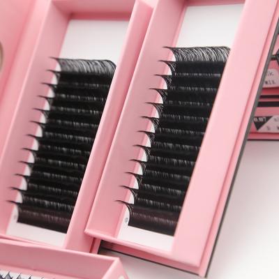 China Private Label Long Volume Eyelash Mink Bulk Silk Extension Natural Handmade Individual Classic for sale