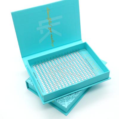 China Natural Pre Made Volume Fans Low Pointed Loose Tray Pre Made Fans 5d Natural Korean Pre Made Fan Lashes for sale