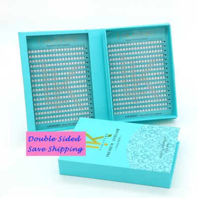 China Natural Pre Made Fans Eyelash Extensions Pre Made Eyelash Extension D Loop Pre Made Eyelash Extensions 10d for sale